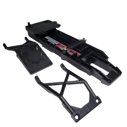 Fits Traxxas 2wd Bigfoot Black Chassis 3622X & Skid Plates XL-5 VXL Stampede