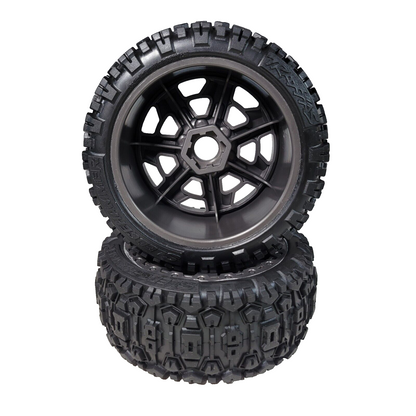 Fits Traxxas Jato 4x4 BL-2s Buggy Tires Sledgehammer Mounted & 17mm 3.0" Wheels