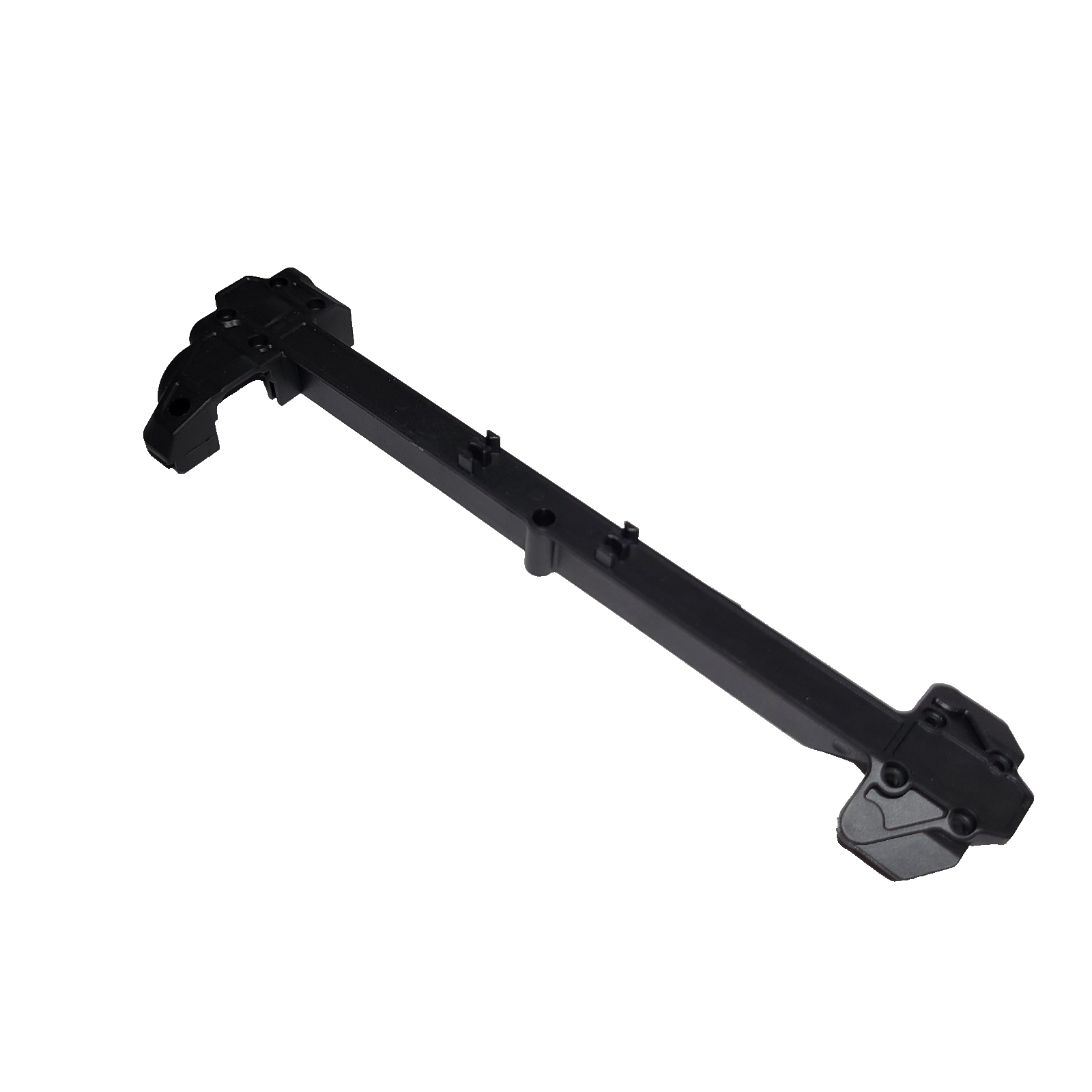 Losi Late Model Chassis Top Deck Diff Covers Motor & Servo Mounts Battery Strap