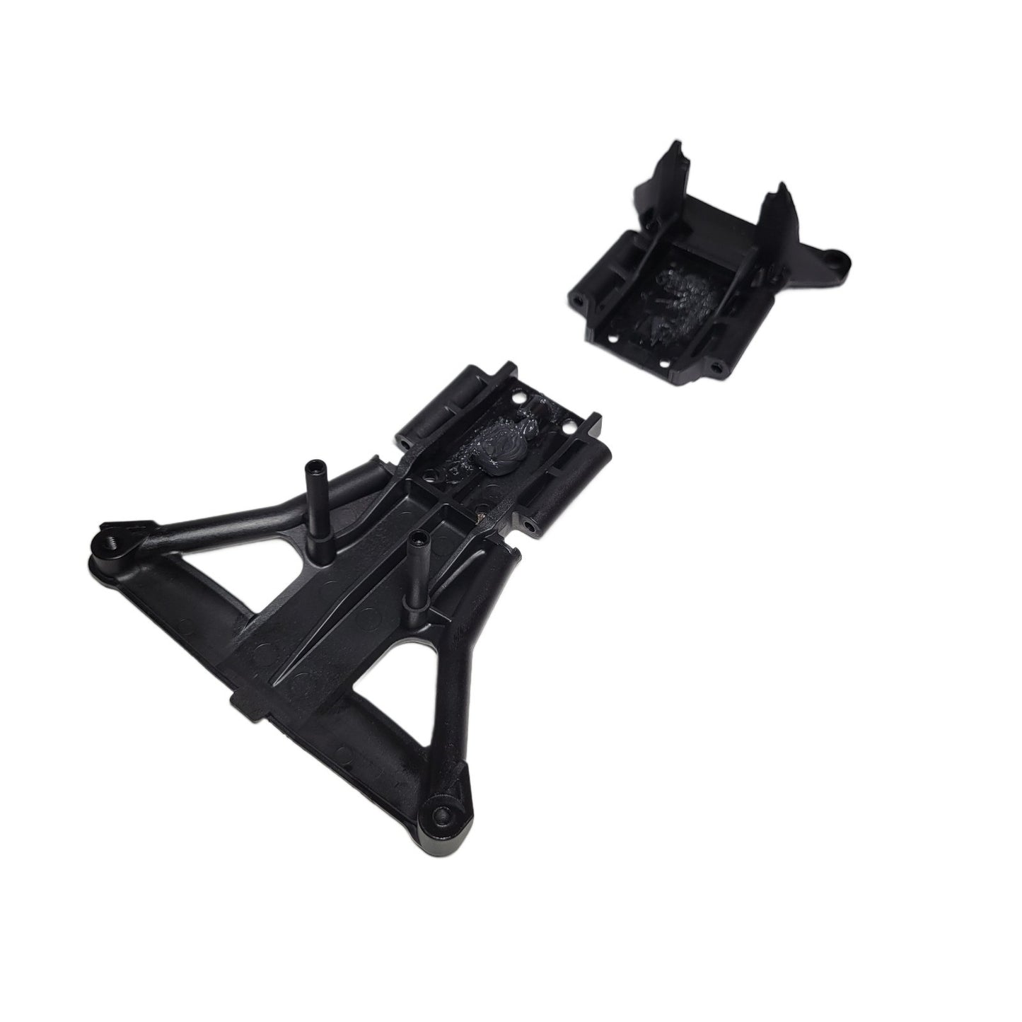 Fits Traxxas Rustler 4x4 VX3 Wheelie Bar Bumper Mount & Bulkhheads Front & Rear