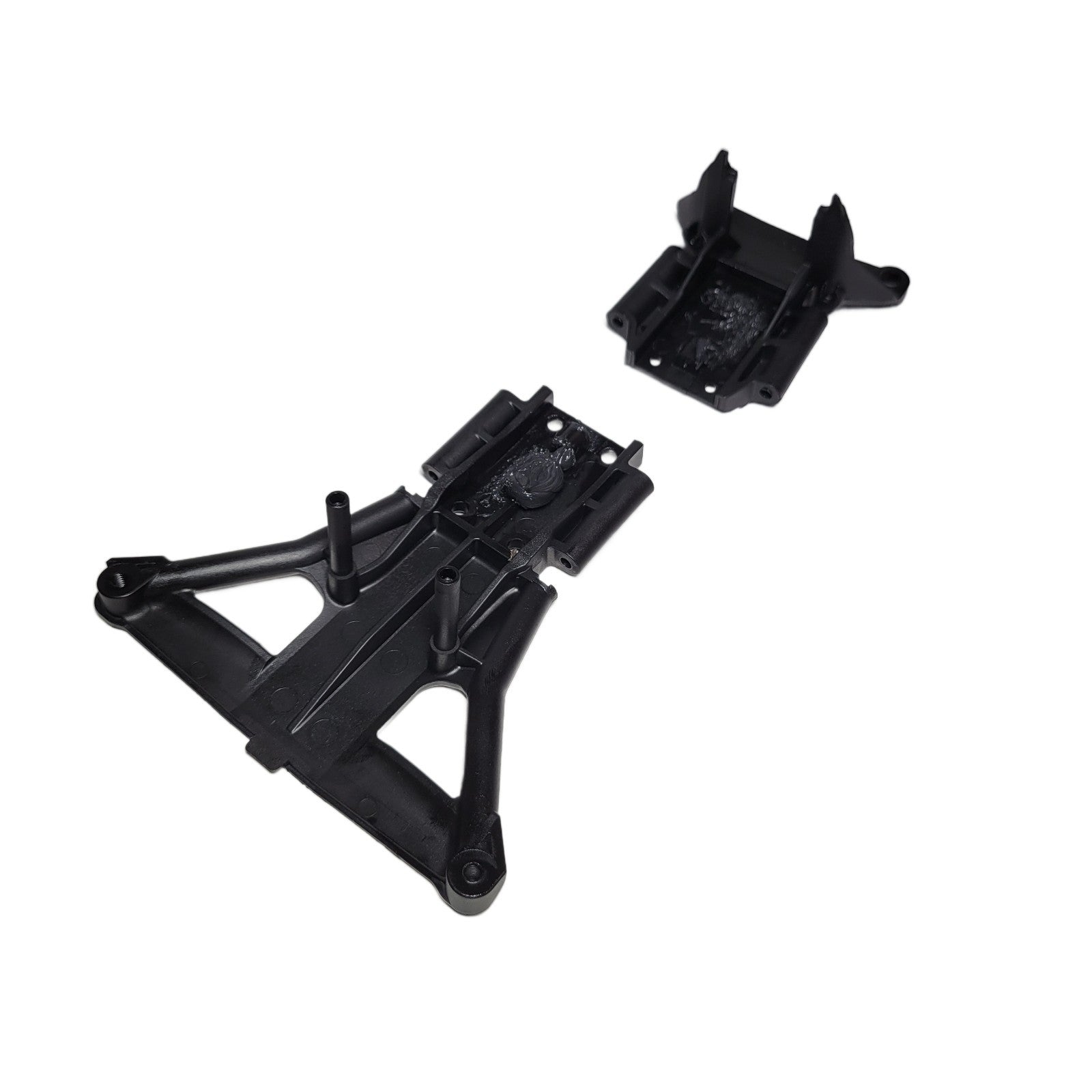 Fits Traxxas Rustler 4x4 VX3 Wheelie Bar Bumper Mount & Bulkhheads Front & Rear