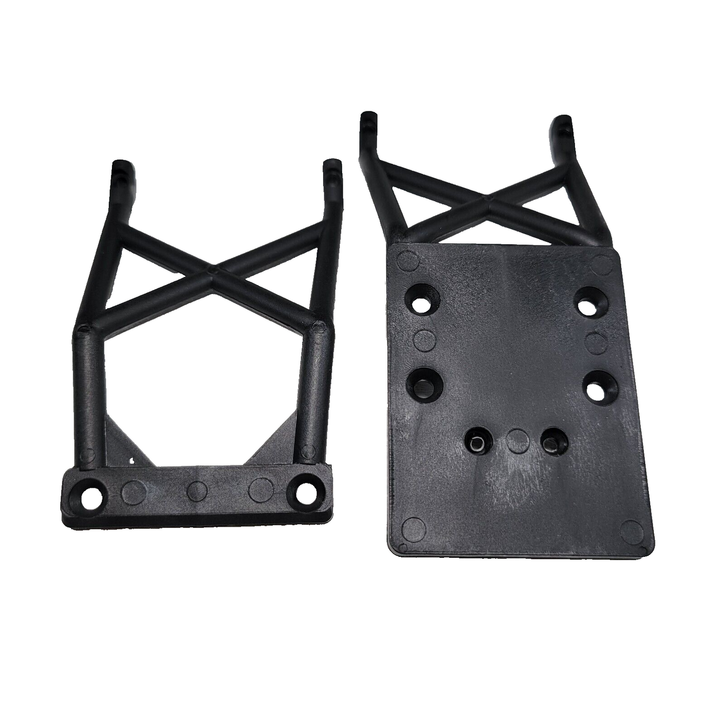 Fits Traxxas 2wd Bigfoot Black Chassis 3622X & Skid Plates XL-5 VXL Stampede