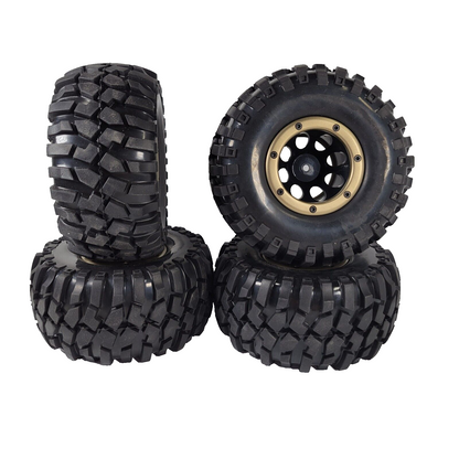 4 Redcat Racing Everest-10 Crawler Tires Beadlock 2.2 Wheels / RC Maxstone 12mm