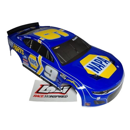 Losi Nascar Grom Body Factory Painted Blue Yellow Elliot #9 NAPA Decals LOS-1911