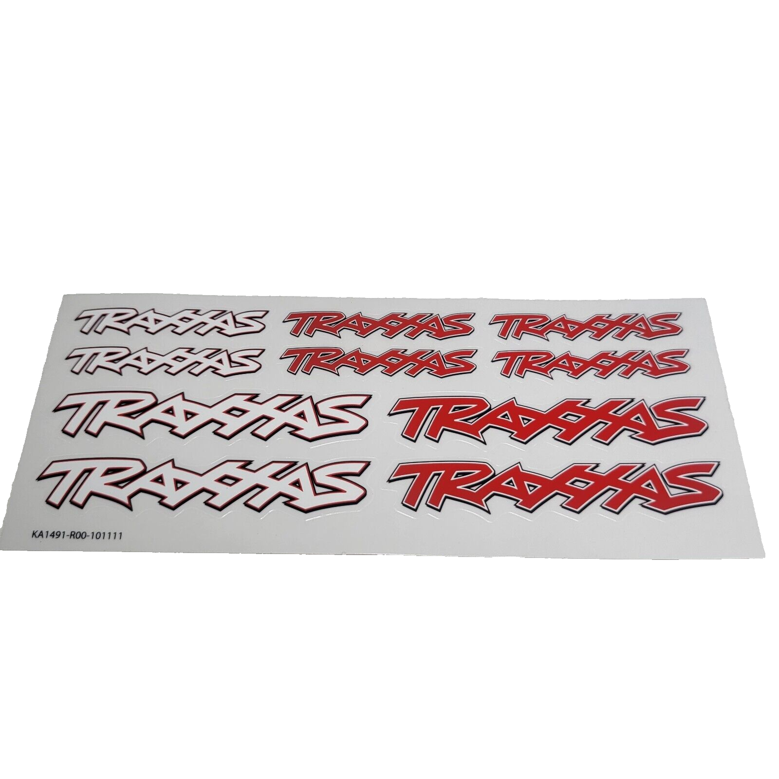 Fits Traxxas Rustler 4X4 VXL Red Black Grey Body Factory Clip-Less Mount Decals