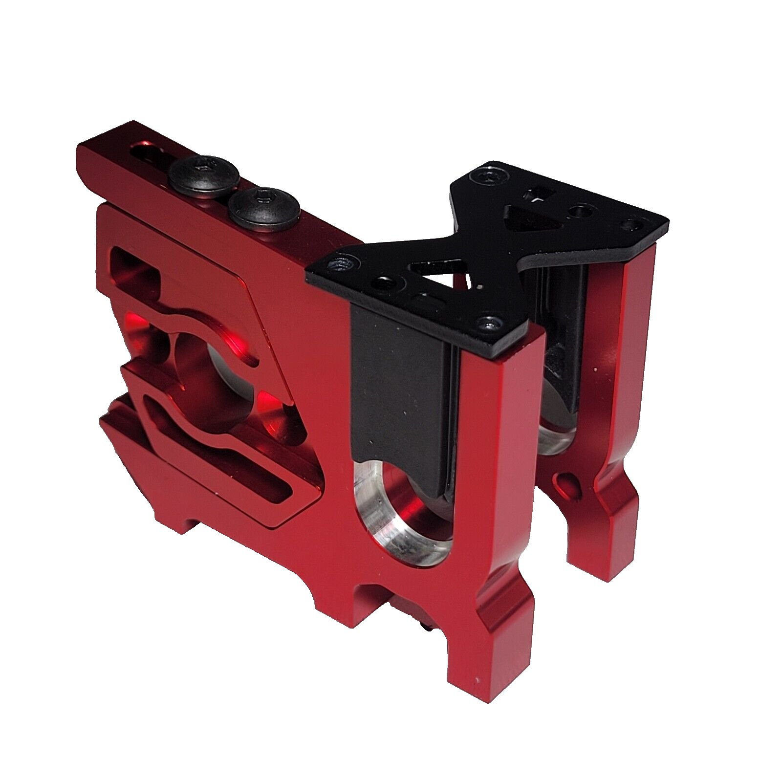 Arrma Limitless V2 Motor Mount Red Aluminum Sliding & 50 Series Plate 1/7