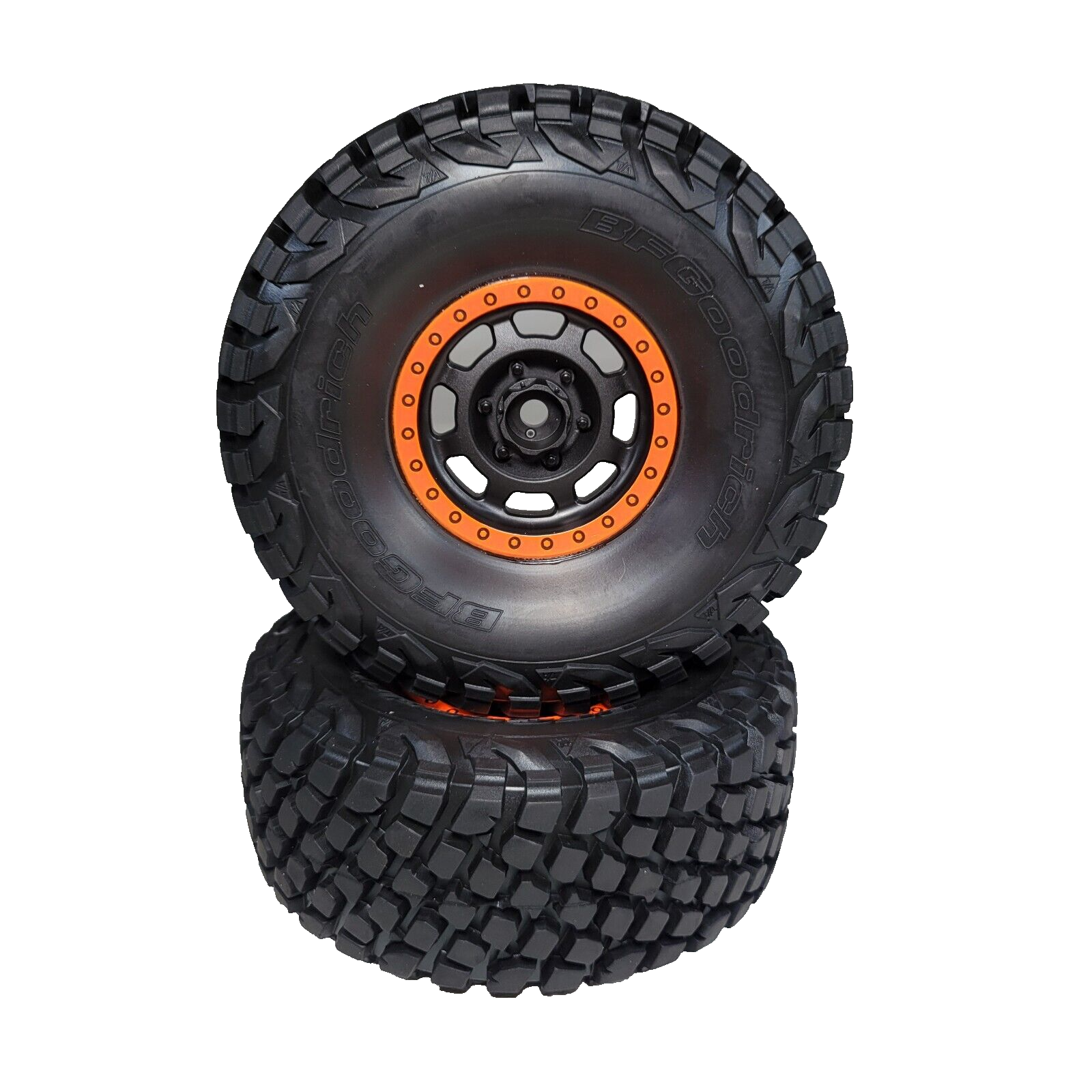 Fits Traxxas Unlimited Desert Racer UDR Baja KR3 Tires & 17mm Wheels Orange