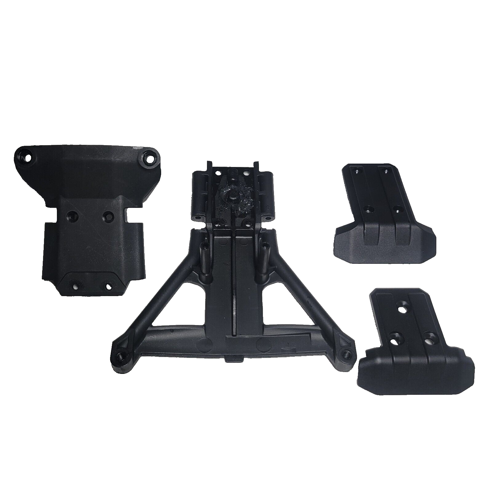 Fits Traxxas Jato 4x4 BL-2s Bulkheads & Skid Plates Front & Rear LCG Chassis