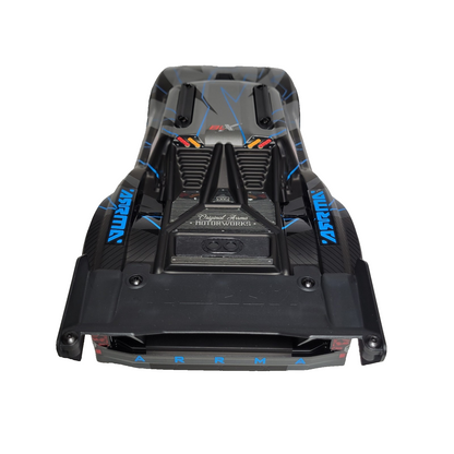 Arrma Vorteks 223s 2wd Body Factory Painted Blue Clipless & Spoiler Wing Tray