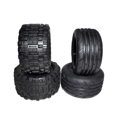 Fits Traxxas Rustler VX3 2wd Front Rear Sledgehammer Tires & 2.8 12mm Wheels XL5