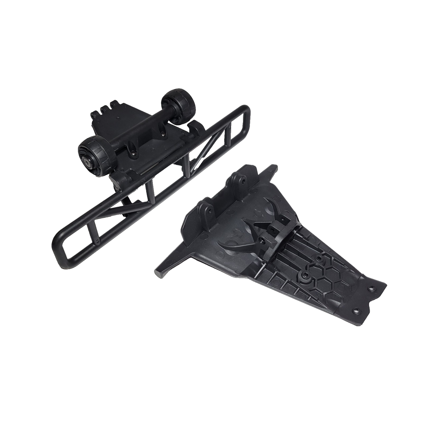 Arrma Fury 223s 2wd Bumpers Skid Plates Brace Wheelie Bar / GearBox Mount / Loop