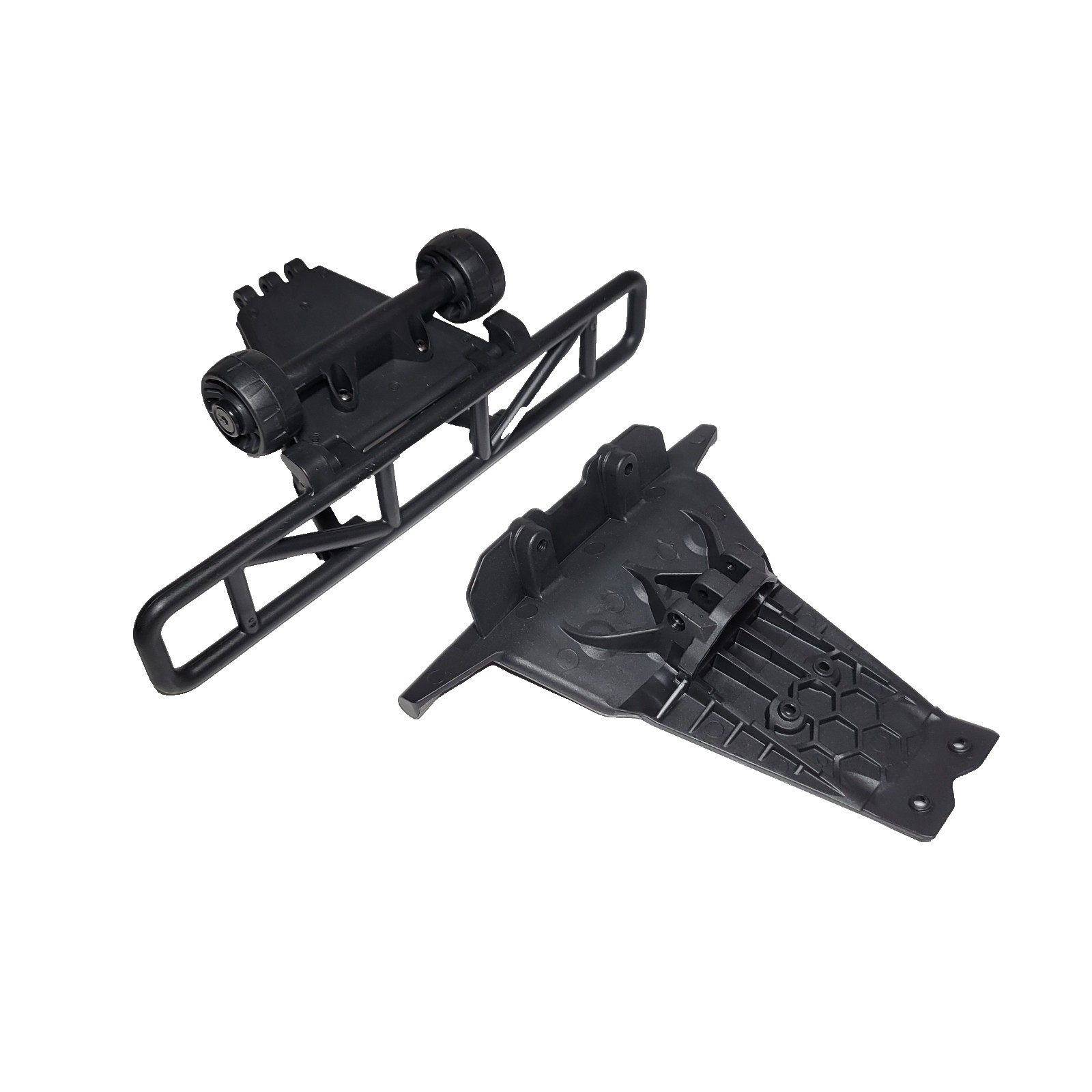 Arrma Fury 223s 2wd Bumpers Skid Plates Brace Wheelie Bar / GearBox Mount / Loop