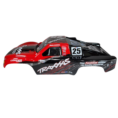 Fits Traxxas NITRO Slash 3.3 1/10 Body Shell Red Silver Black Red Painted Decal