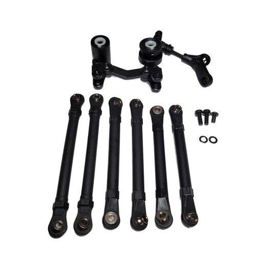 Fits Traxxas Rustler 4X4 VX3 Steering Bellcrank Servo Saver & Camber Linkage