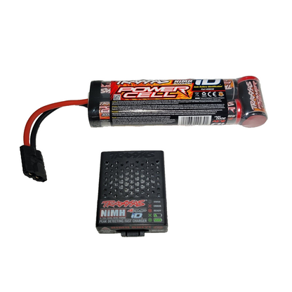 Fits Traxxas Bigfoot  7-Cell NIMH Battery 3000MAH 4 Amp USB-C Charger 2982 2923X