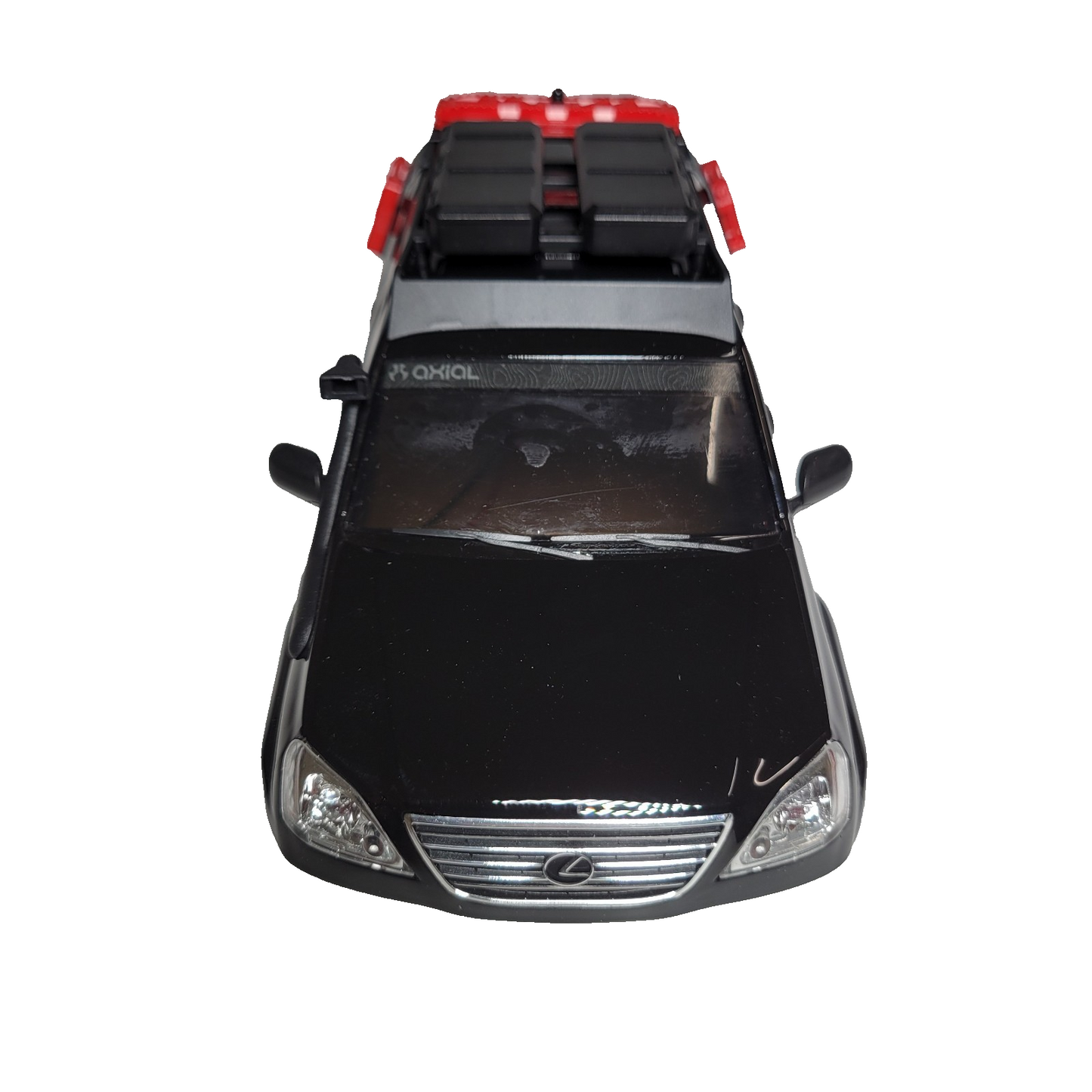 Axial SCX24 Lexus GX 470 Body Factory Painted Black With Decals & Led Lights