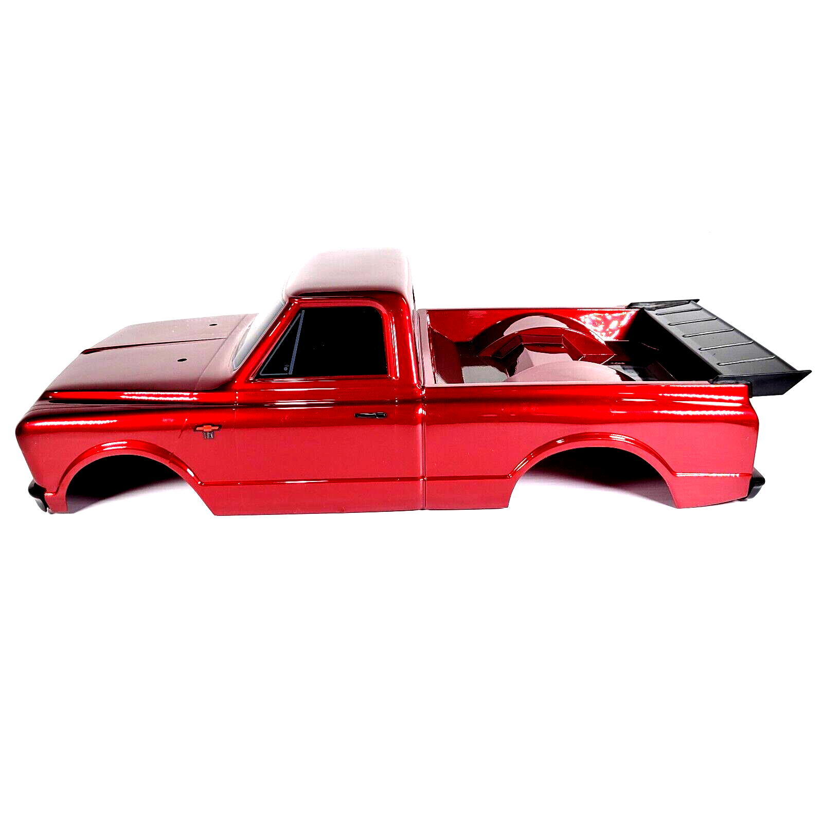 Fits Traxxas Drag Slash Red C10 Chevrolet Painted Body w/ Wing Grill Bumpers