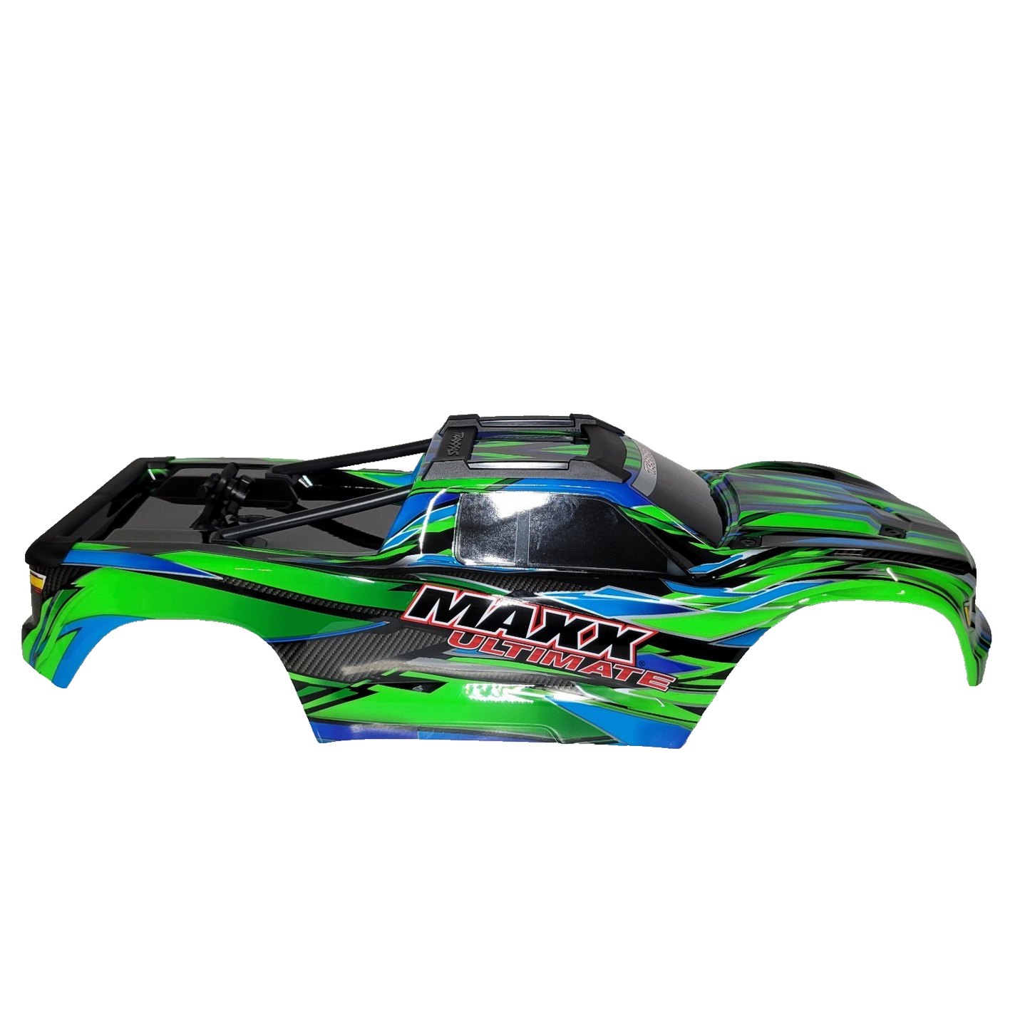 Fits Traxxas 1/10 Wide Maxx Ultimate Body Green Factory Painted Clipless Mounts