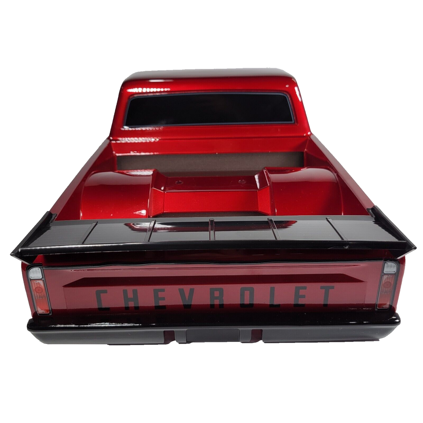 Fits Traxxas Drag Slash Red C10 Chevrolet Painted Body w/ Wing Grill Bumpers