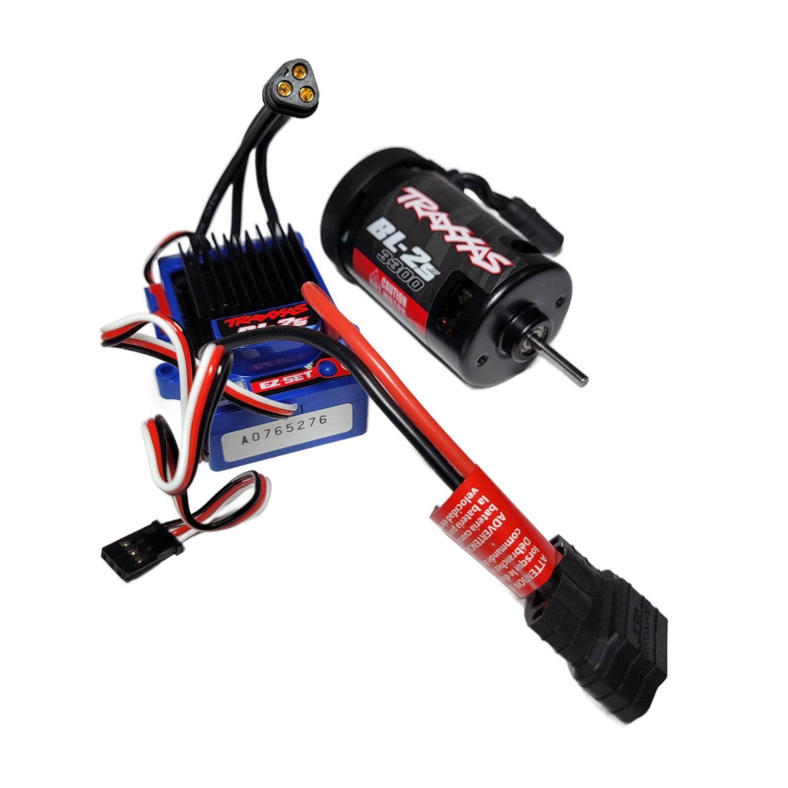 Fits Traxxas Mini Slash BL-2s ESC Waterproof & 3300kv Brushless Motor 3382 Maxx