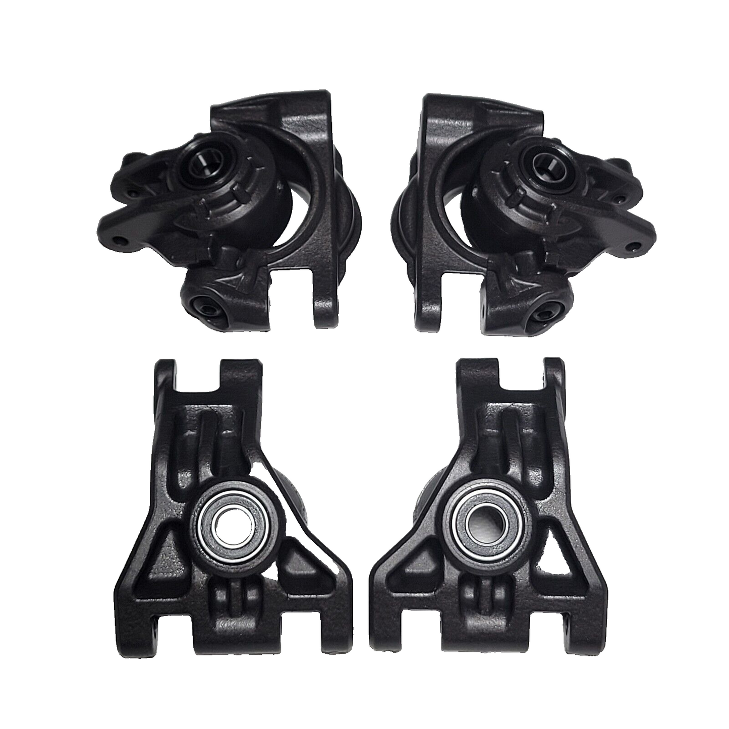 Fits Traxxas Slash 4x4 VXL HD Steering Knuckles Axle Carriers Blocks Bearing Hub
