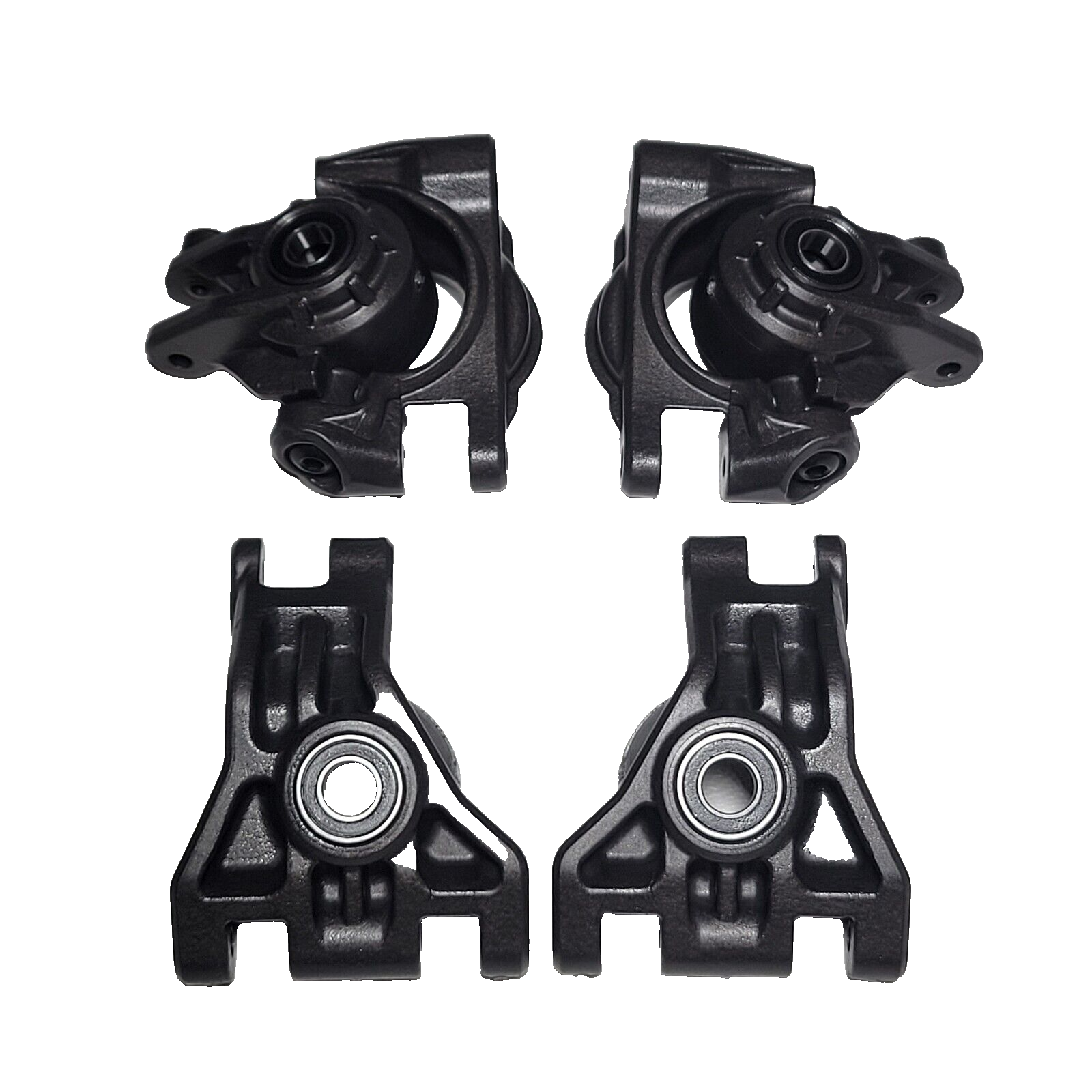 Fits Traxxas Slash 4x4 VXL HD Steering Knuckles Axle Carriers Blocks Bearing Hub