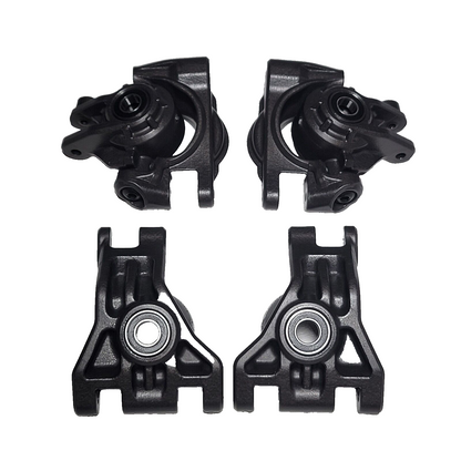 Fits Traxxas Slash 4x4 VXL HD Steering Knuckles Axle Carriers Blocks Bearing Hub