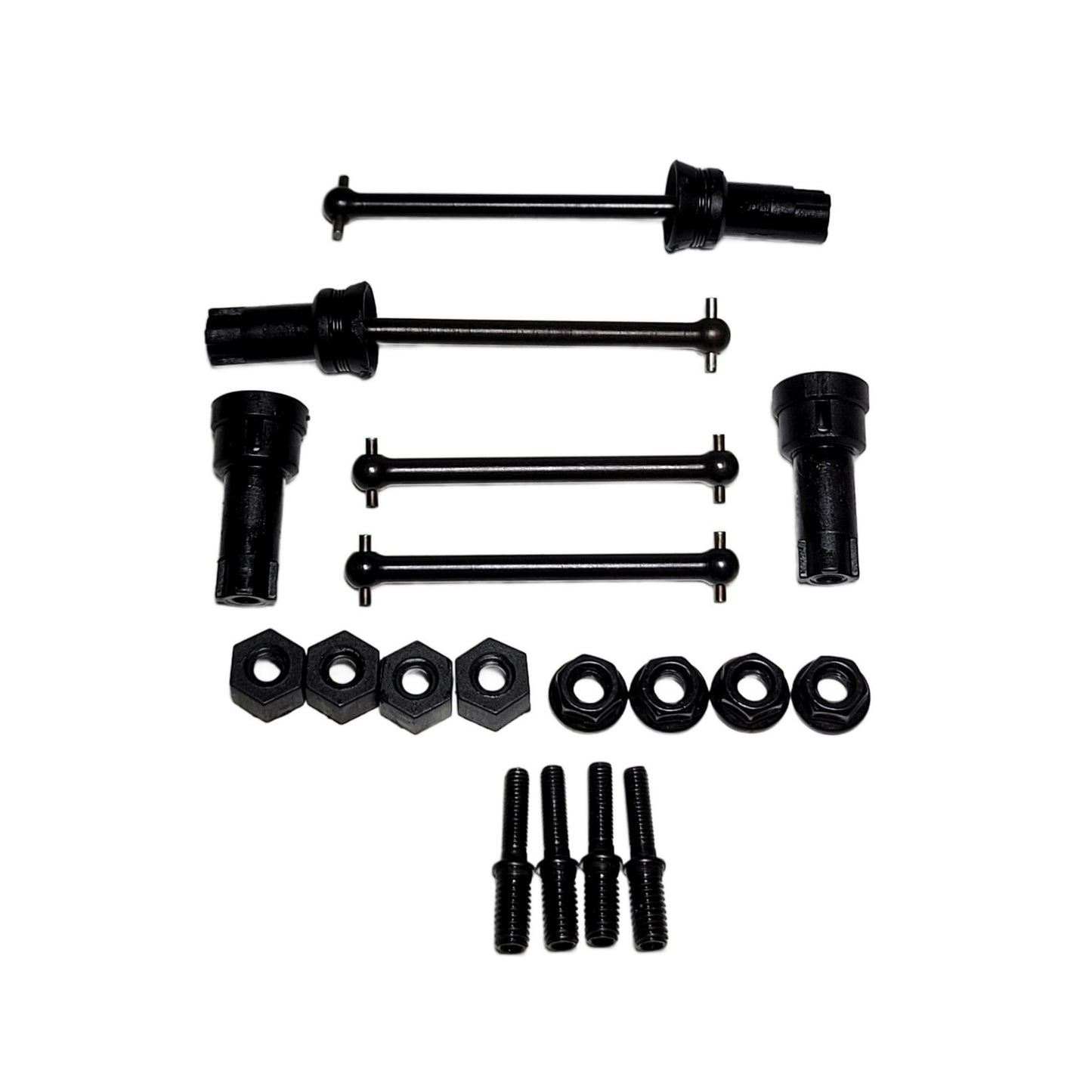 Losi Asphalt Late Model Driveshafts Axles Dog Bone Wheel Hexes Front & Rear