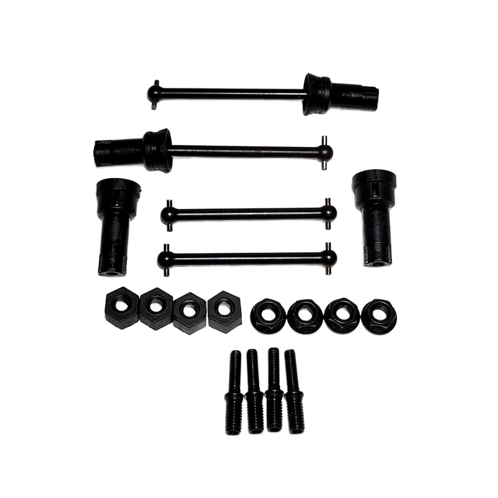Losi Asphalt Late Model Driveshafts Axles Dog Bone Wheel Hexes Front & Rear