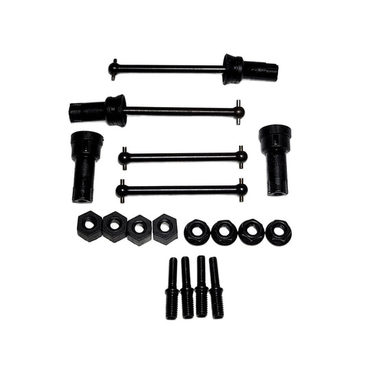 Losi Asphalt Late Model Driveshafts Axles Dog Bone Wheel Hexes Front & Rear