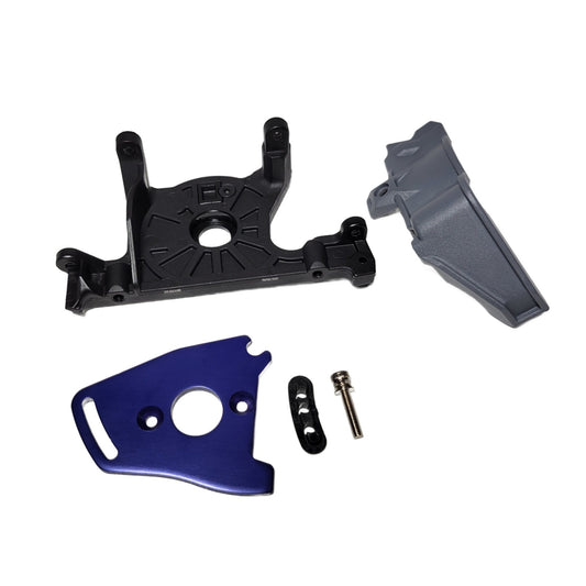 Fits Traxxas Slash 4x4 VX3 LCG Motor Mount Plate Blue Gear Cover Ultimate 7460A