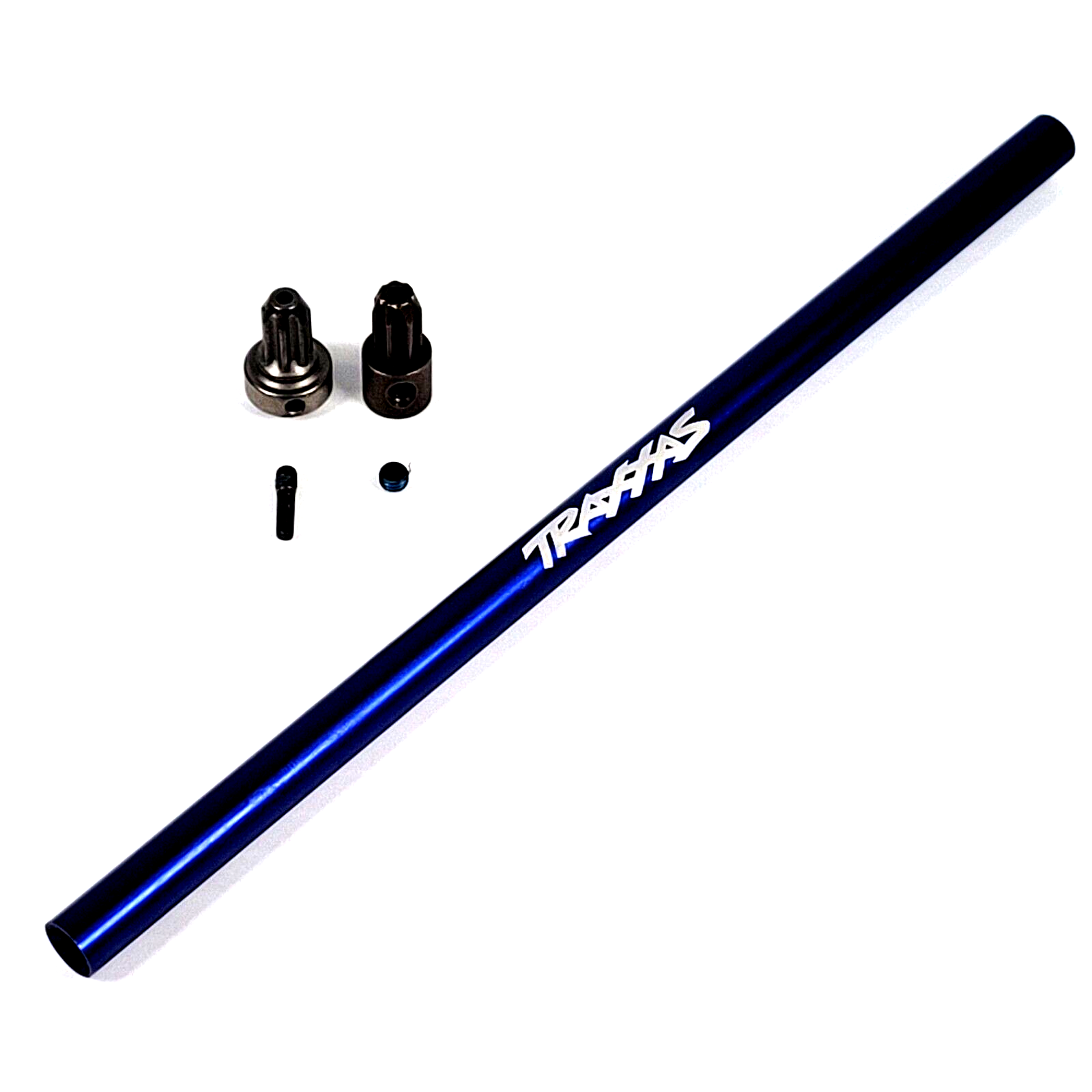 Fits Traxxas Rustler 4x4 VXL Extruded Blue Aluminum Center Drive Shaft 189mm