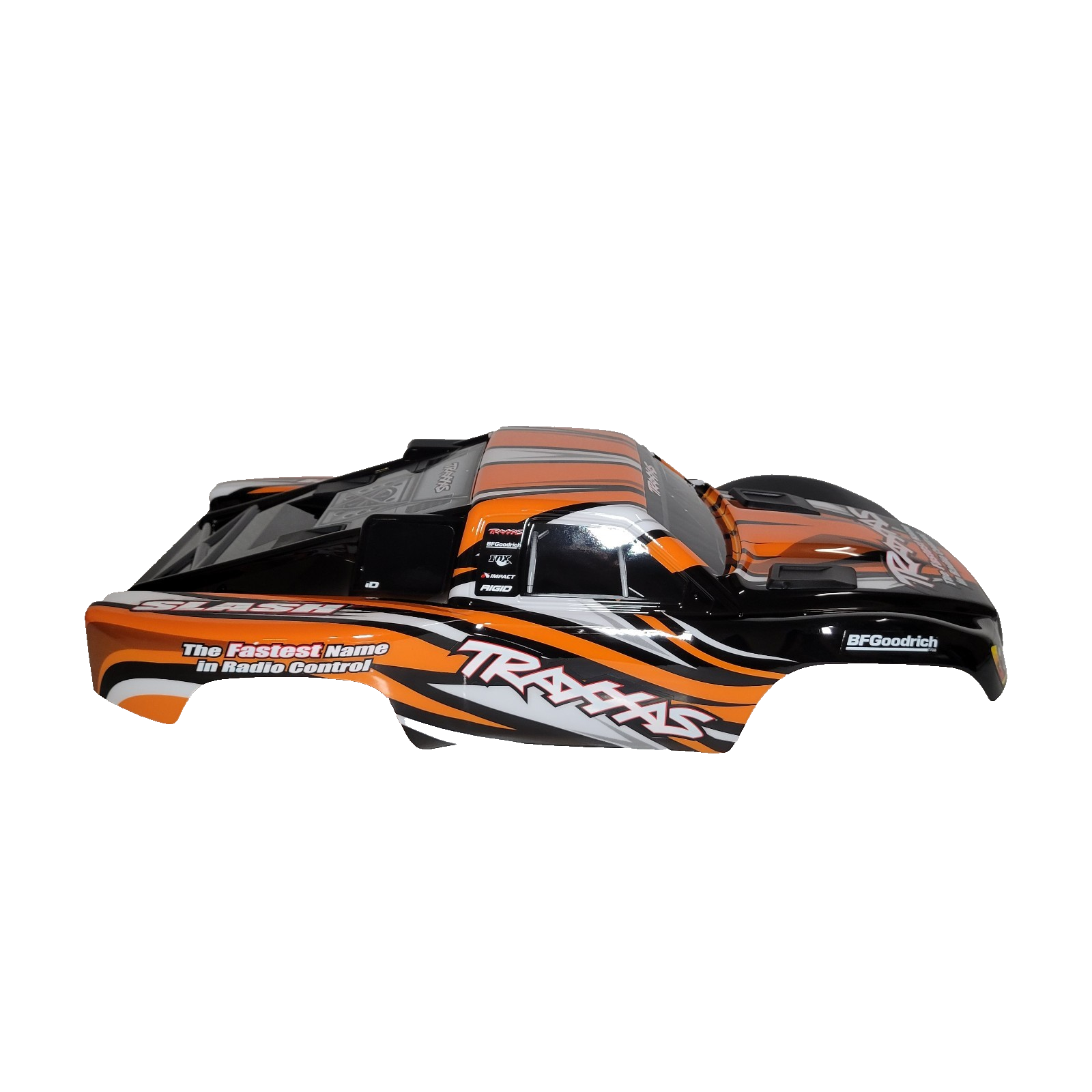 Fits Traxxas 1/10 Slash Orange Black Body w/ Clipless Mounts 4wd 2wd 4x4 VXL XL5