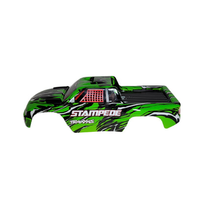 Fits Traxxas Stampede 2wd XL5 Clipless Body Shell Green Black Factory Painted