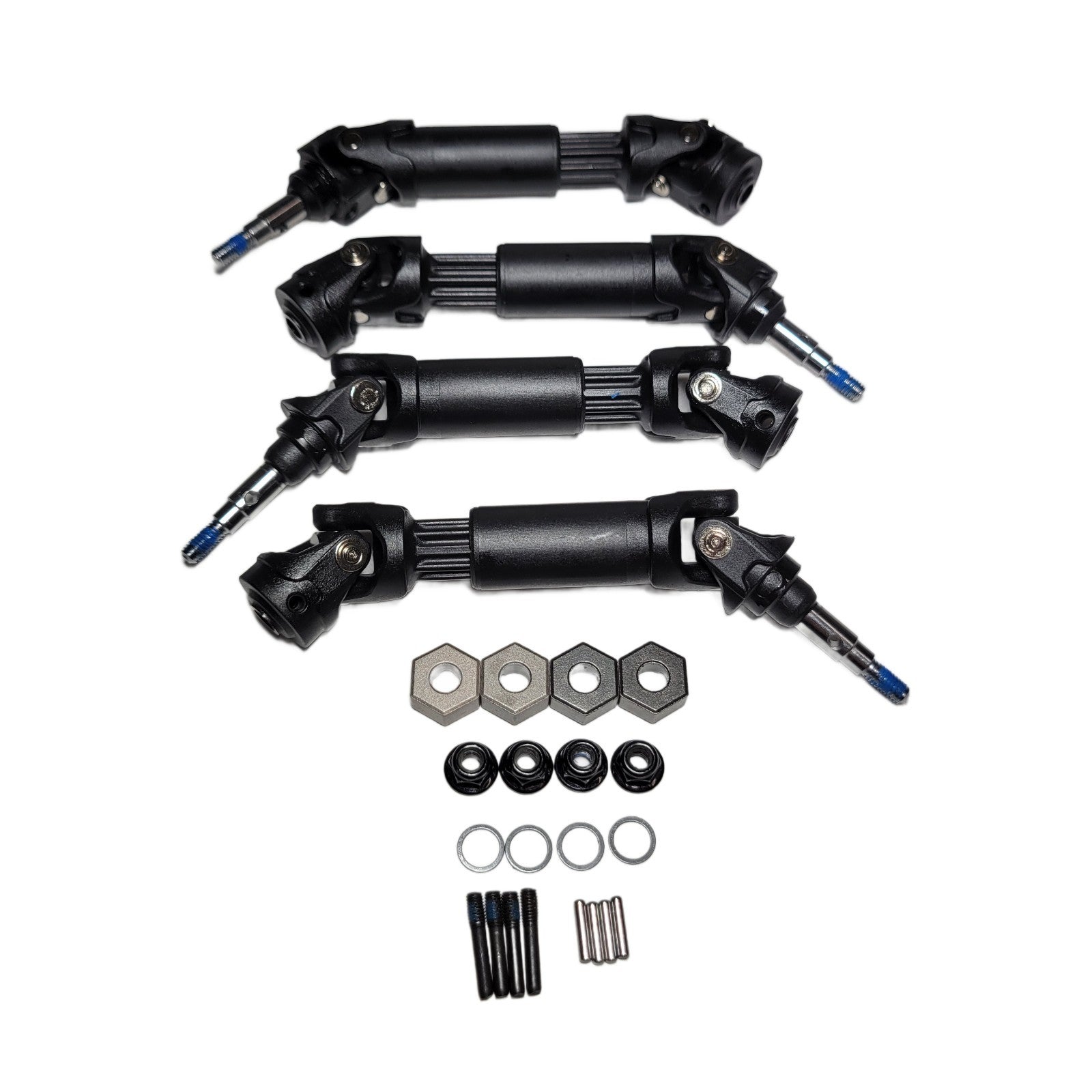 Fits Traxxas Stampede 4x4 VX3 HD V2 Heavy Duty Driveshafts Axles 12mm Metal Hex
