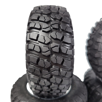 Fits Traxxas Slash VXL 2wd Tires & 12mm Wheels Black Silver XL-5 BF GoodRich