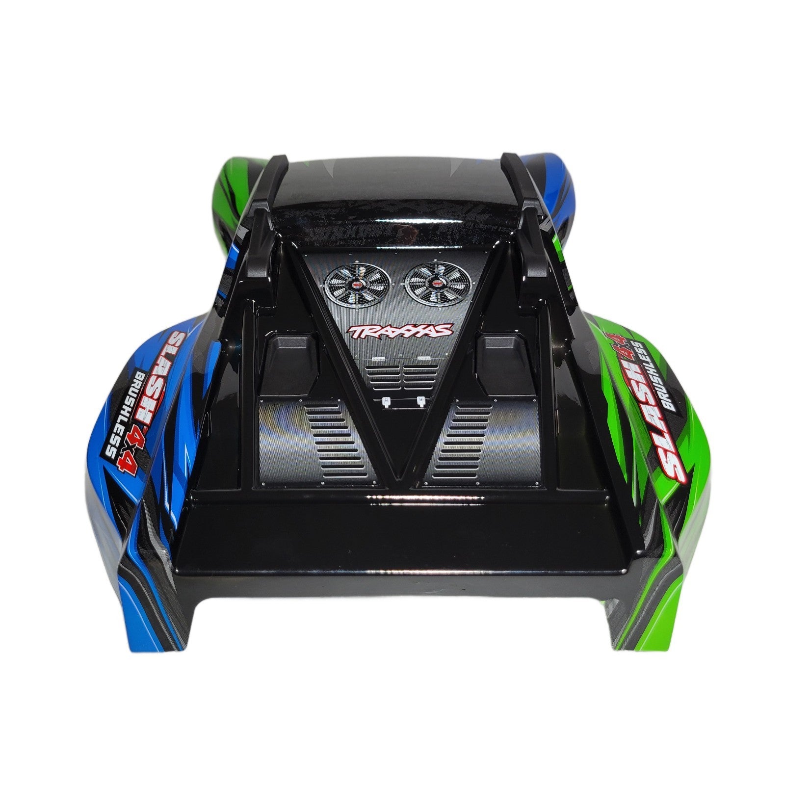 Fits Traxxas Slash 4x4 VX3 Green Blue Body w/ Clipless Mounts 4wd 2wd VXL BL-2s