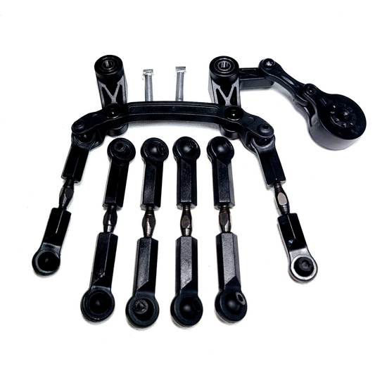 Arrma Granite 4x4 223s Steering Bellcrank Servo Saver Post Linkage & Turnbuckles