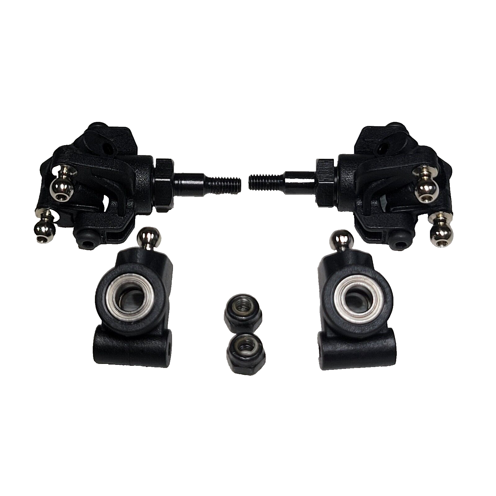 Losi Mini T 2.0 Knuckles Hub Carriers Caster Block Spindle With Bearings Mini B