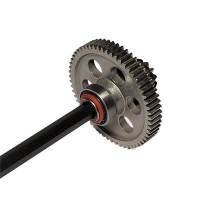 Losi Asphalt Late Model Input Gears Center Driveshaft 59T Metal Spur & Bearings