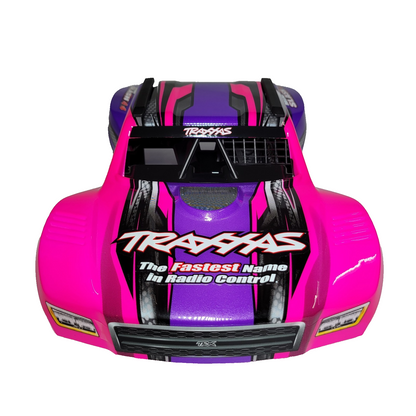 Fits Traxxas Mini Slash Clipless Body Factory Painted Pink Purple & Interior