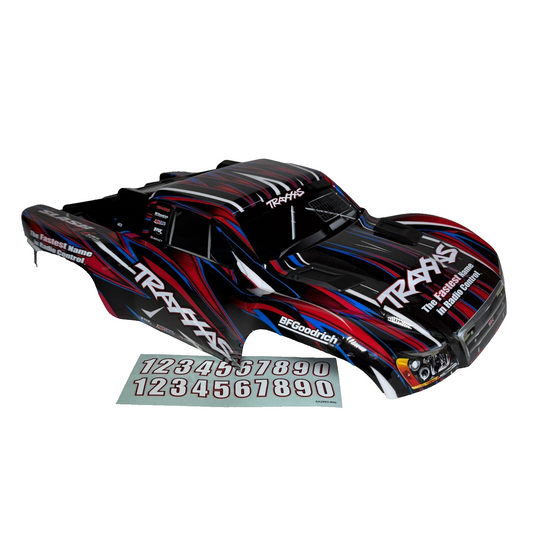 Fits Traxxas Slash 4x4 VXL HD Red Black Body Clipless Mounts 4wd 2wd BL2s XL5