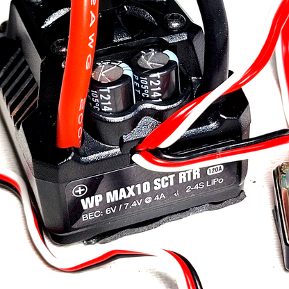 Redcat Valkyrie TR 4s Brushless Motor 1950KV & 120amp Max10 ESC XT90 MT