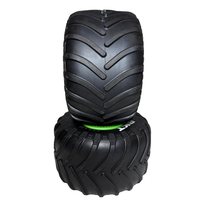 Losi LMT GraveDigger 1/8 2.0 BKT Tires Monster Truck & 17mm Green Wheels