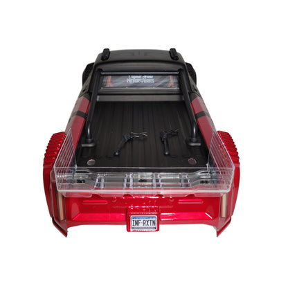 Arrma Infraction 223S BLX Body Black Gold Red  Factory Painted Spoiler Wing 2645