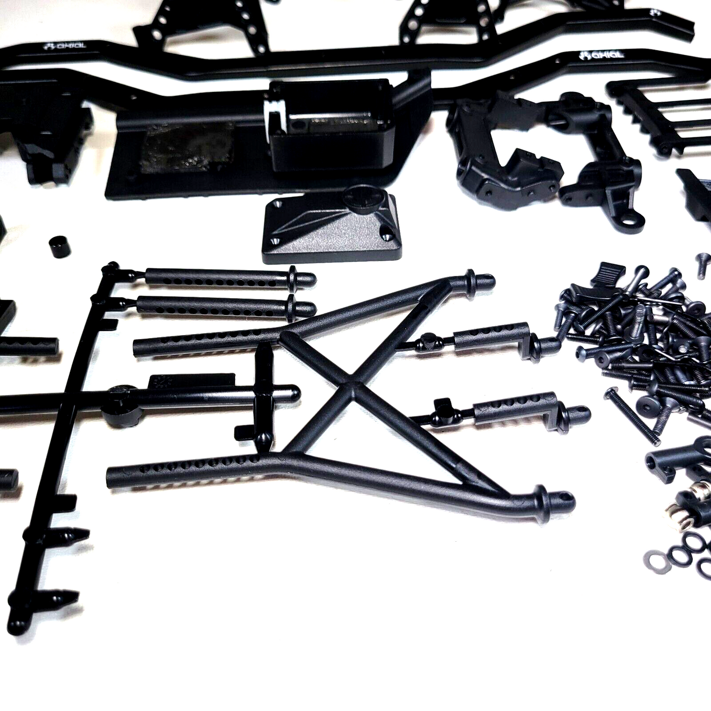 Axial SCX10 iii K10 Chevy Frame Rails Screws Straps Body Posts Skid Covers Mount