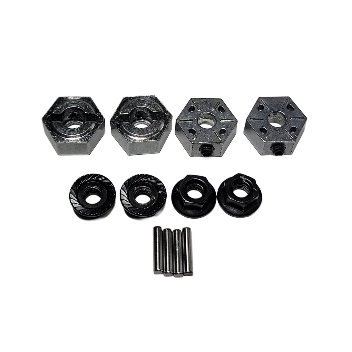 Arrma Gorgon Grom Metal Driveshafts Axles Dogbone Stub Axle CVD Hexes Quake 1/16
