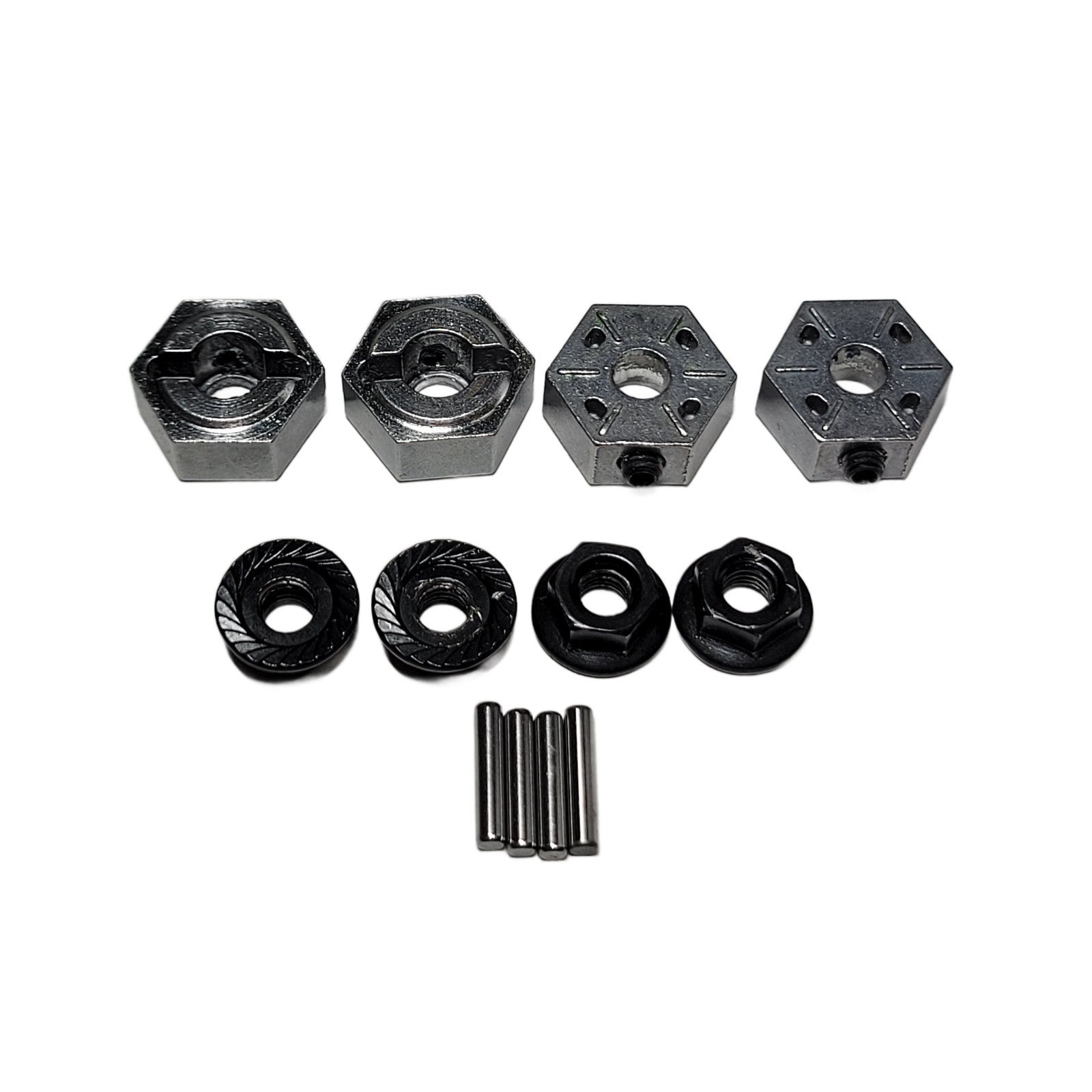 Arrma Gorgon Grom Metal Driveshafts Axles Dogbone Stub Axle CVD Hexes Quake 1/16