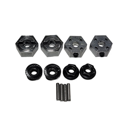 Arrma Gorgon Grom Metal Driveshafts Axles Dogbone Stub Axle CVD Hexes Quake 1/16