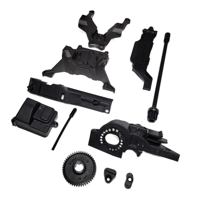 Fits Traxxas Mini Slash Chassis Skidplates Shock Towers Motor Mount Receiver Box